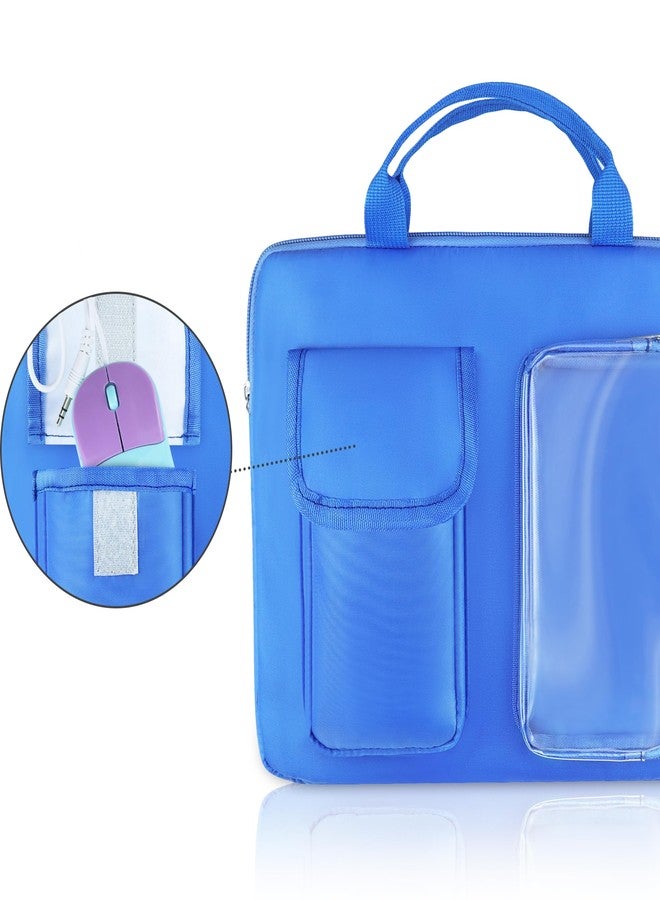 Annmore Bag compatible with LEXiBOOK Educational and Bilingual Laptop, Blue - Image 3
